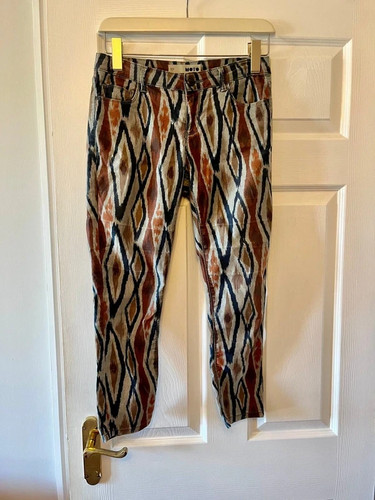 Topshop moto patterned cropped - topshop,