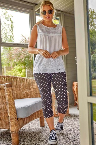 Denim stretch knee length - stretch,