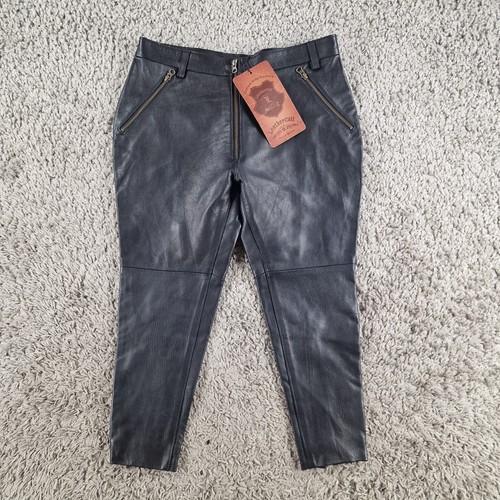Leather cult trousers womens - leather,