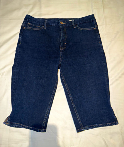 Womens denim pedal pushers - denim,