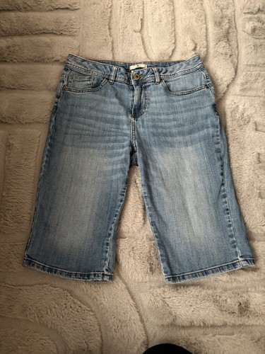 Denim pedal pushers shorts - pedal,