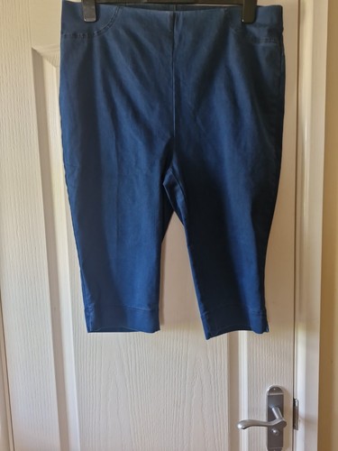 Dark blue pedal pusher - blue,